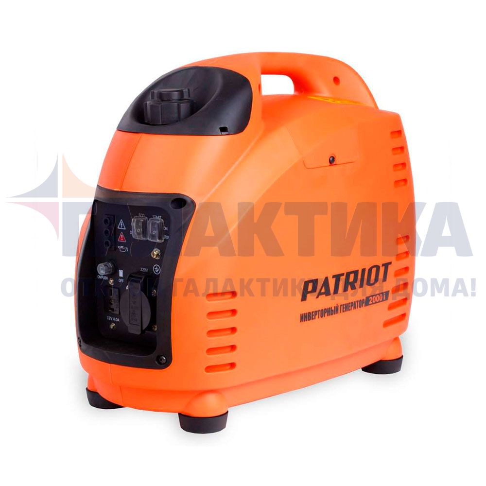 Купить Генератор инверторный PATRIOT 2000i, 1,5/1,8 кВт, уровень шума 58  dB, вес 18,5 кг в ДНР – ТЦ 