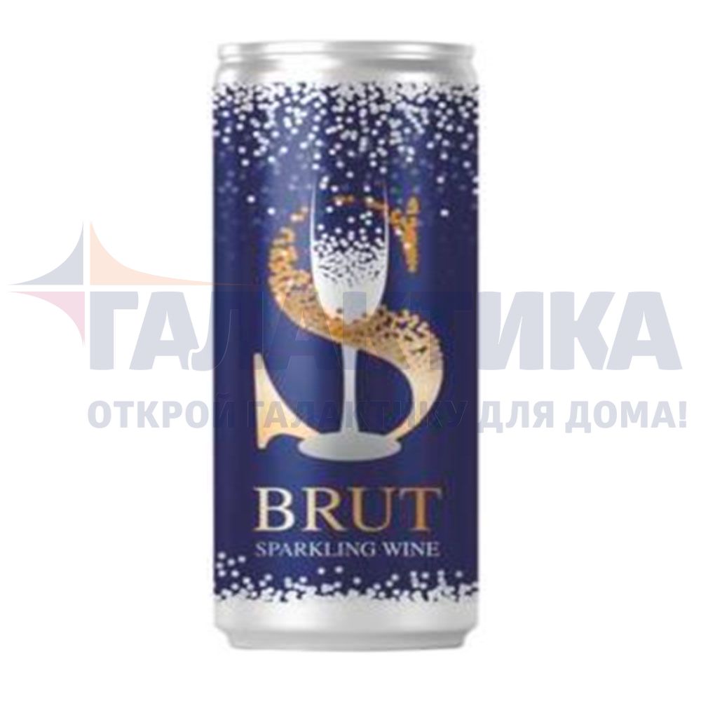 Вино игристое, белое, брют, 11,5 %, Brut Spumante, 0,25 л / 24 в ДНР – ТЦ  